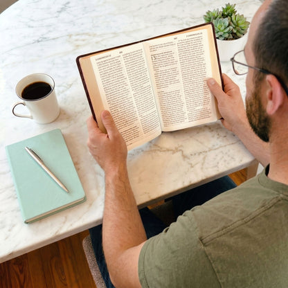 Personalized NASB Giant Print Bible, Son of a King Lion Design, Custom Engraved Name, Christian Gift, Baptism Gift, Bible Gift for Him - Religious Books - Aylev