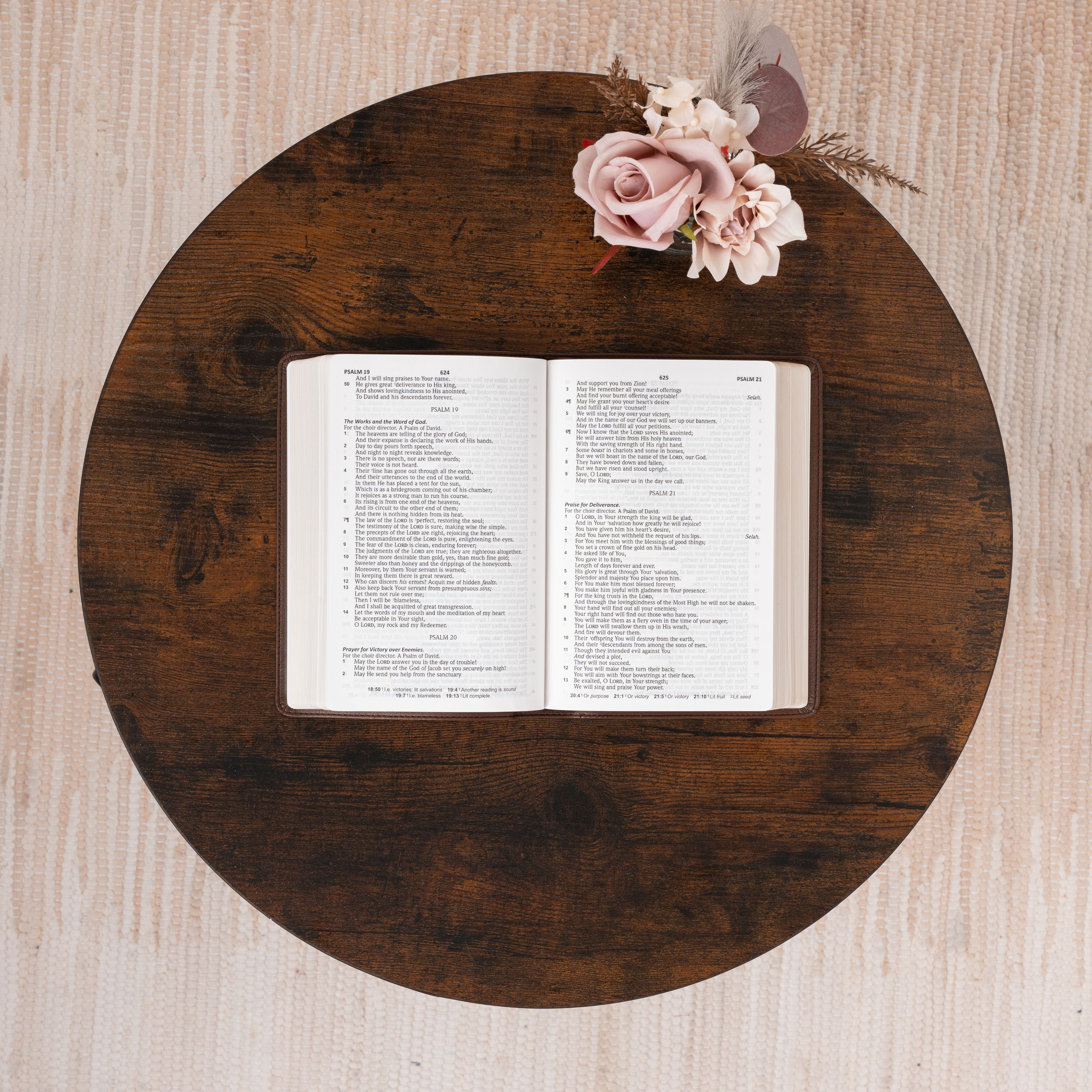 Personalized NASB Bible with Name Engraved, Large Print Compact Bible, Custom Bible Engraved Name, New American Standard Bible, Baptism Gift