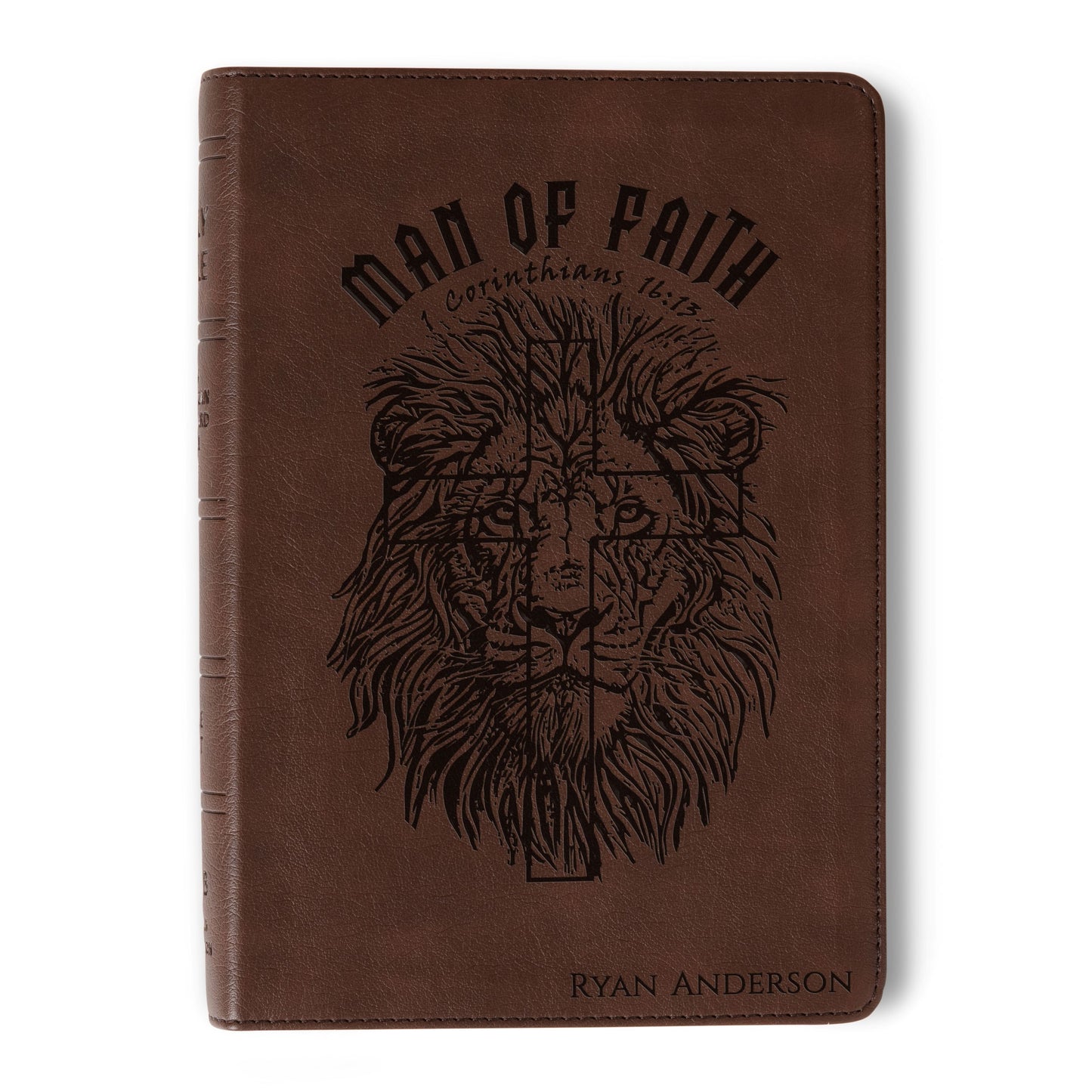 Personalized NASB Large Print Bible, Custom Name Engraved, New American Standard, Christian Gift for Him