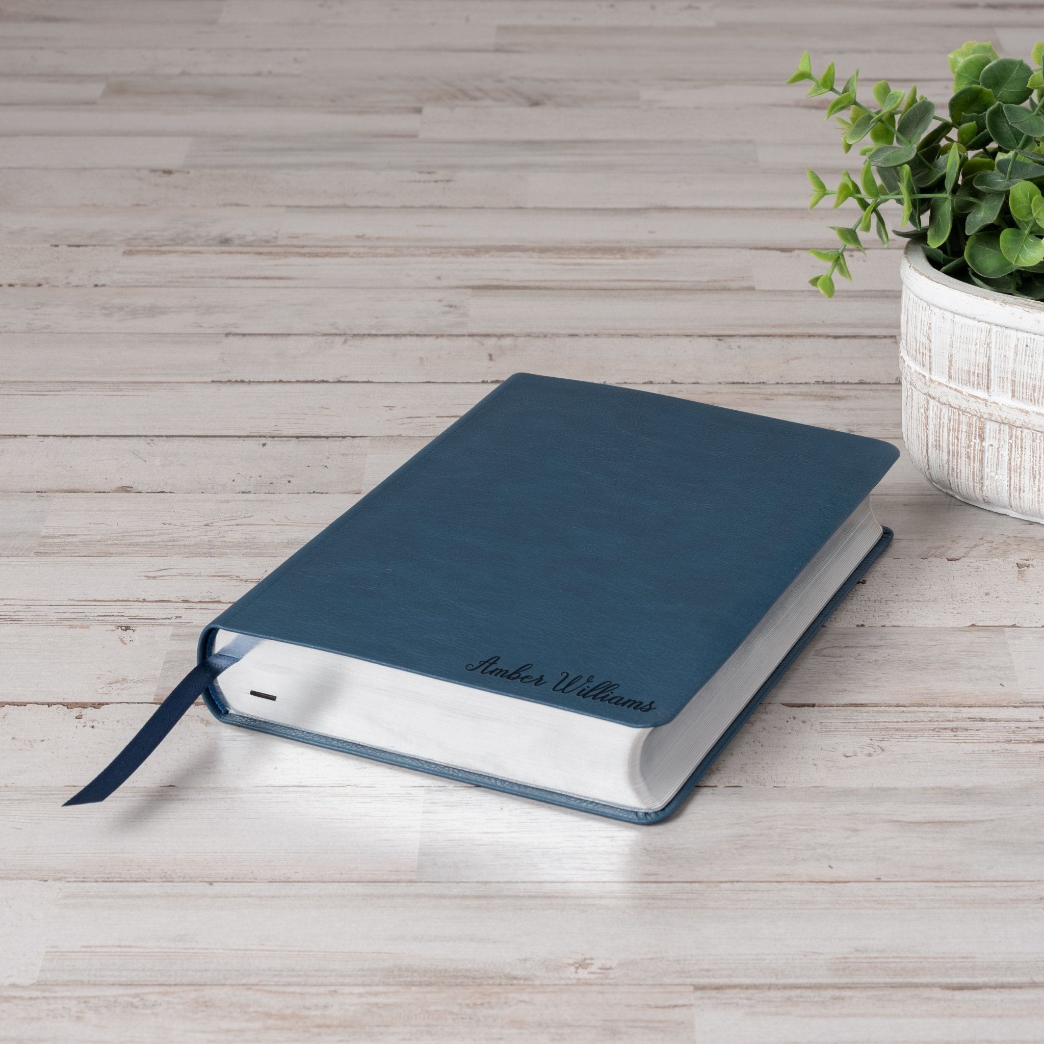 Personalized NASB Bible with Name Engraved, NASB Wide Margin Bible, Custom Bible Engraved Name, New American Standard Bible, Baptism Gifts - Religious Books - Aylev