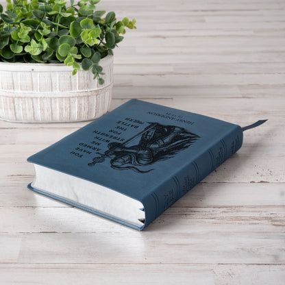 Personalized NASB Wide - Margin Bible, Custom Bible Engraved Name, Warrior Knight Design, Christian Gifts, Baptism Gifts, Gifts for Him - Religious Books - Aylev