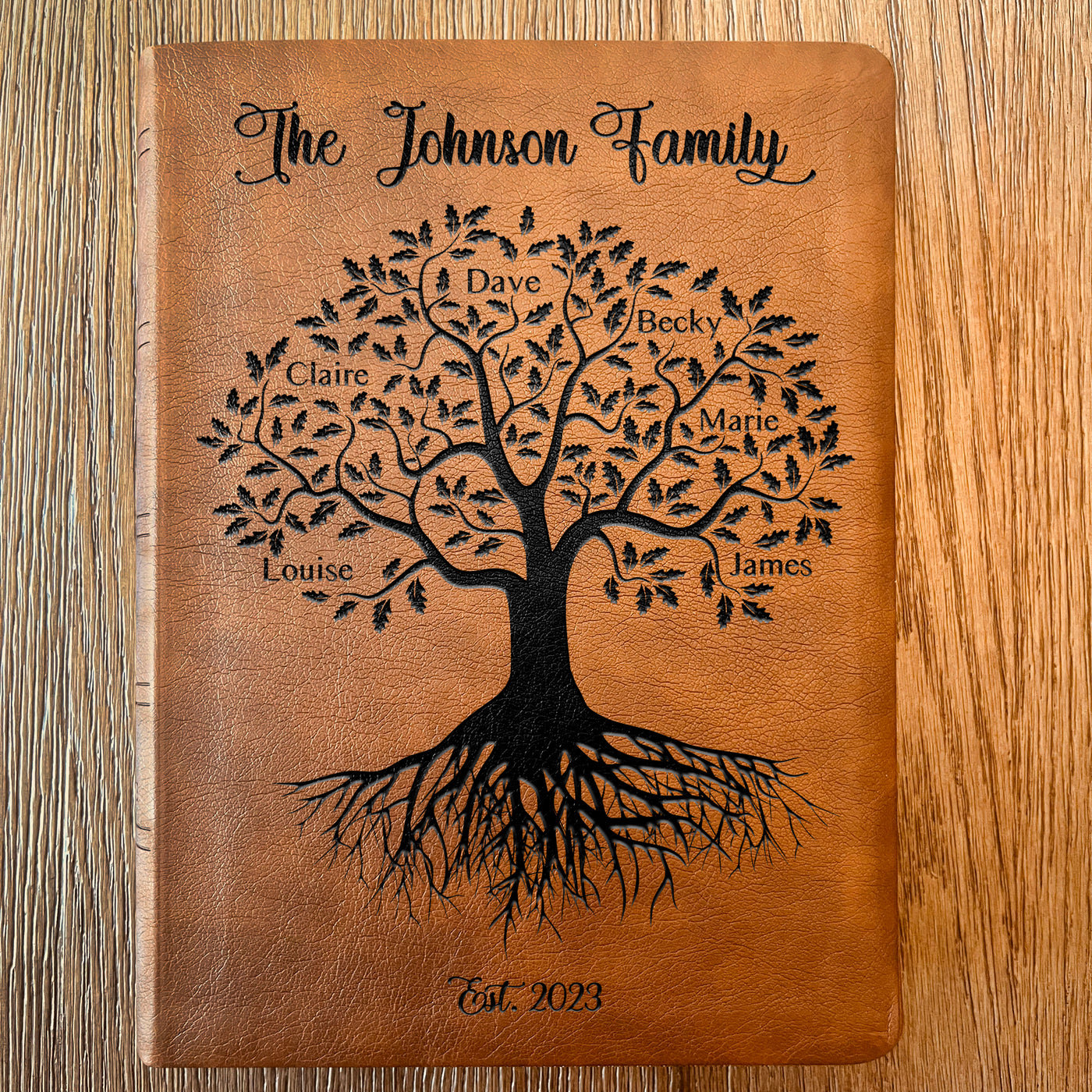Personalized Family Bible | Custom NASB Family Tree Wide Margin Bible | Engraved Bible for Wedding Bible Christian Gifts NASB Family Bible
