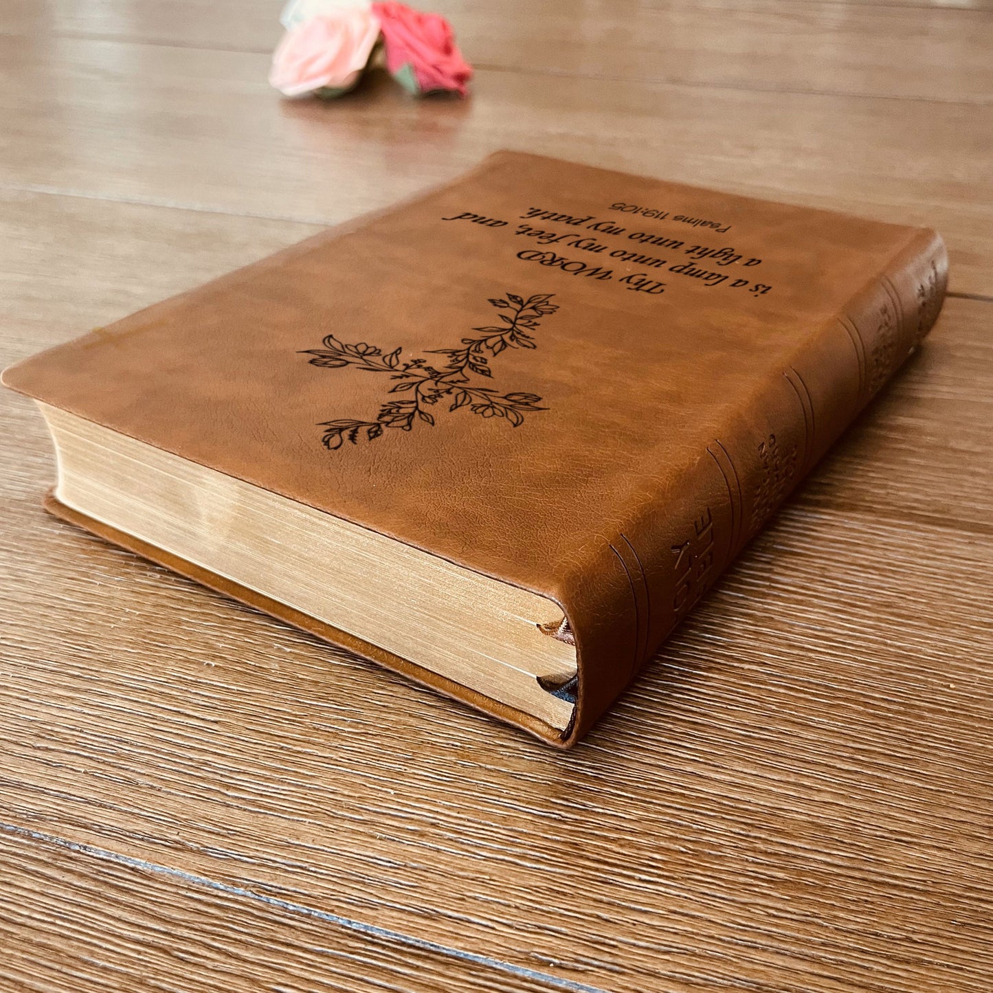 Personalized NASB Bible: Create Your Own Custom Engraved Design with a Designer, Wide Margin Reference Bible, Christian Gifts, Baptism Gifts