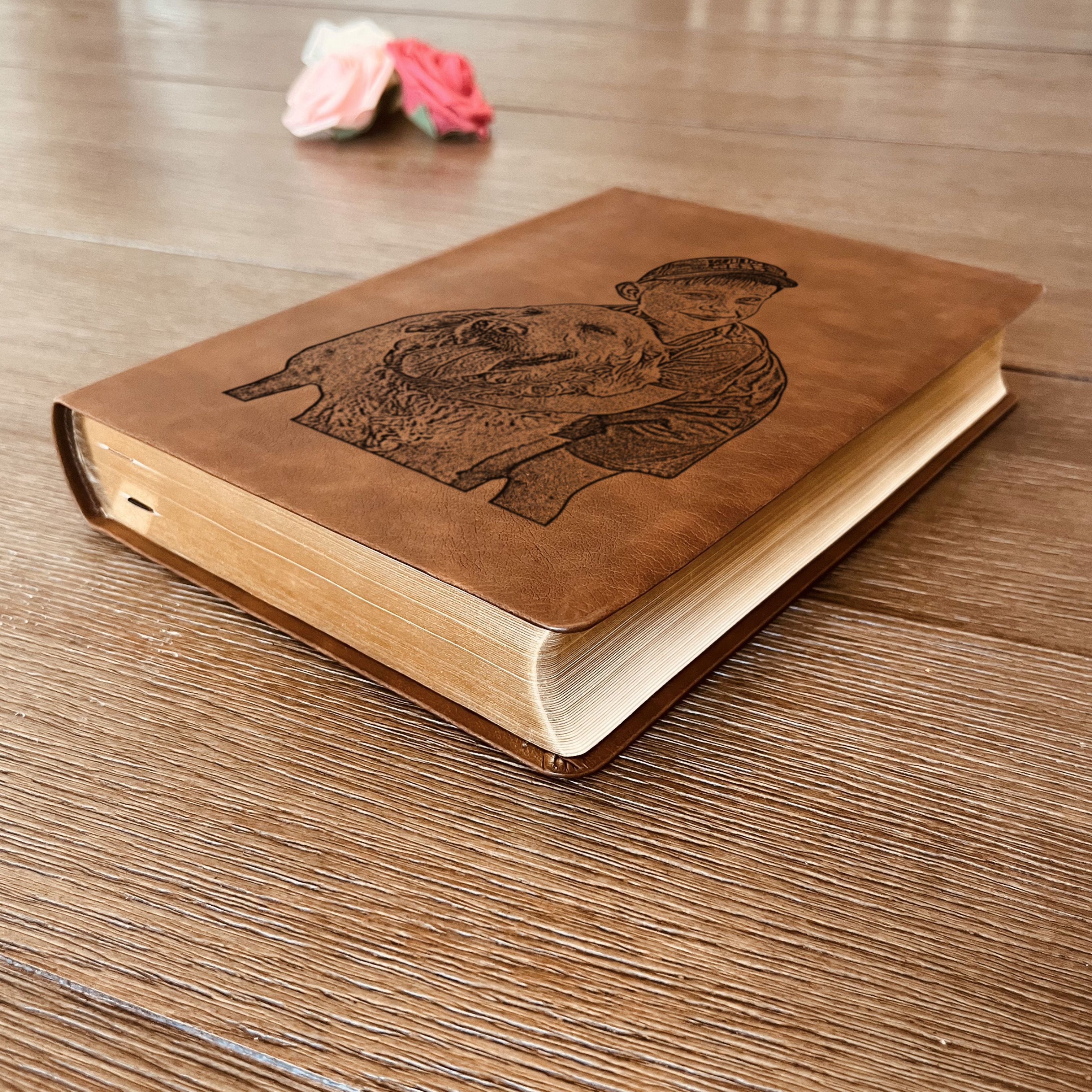 Personalized NASB Wide Margin Bible, Photo Engraved Cover, Custom Bible for Note-Taking, Christian Gift, Wedding Gift, Custom Engraved Bible