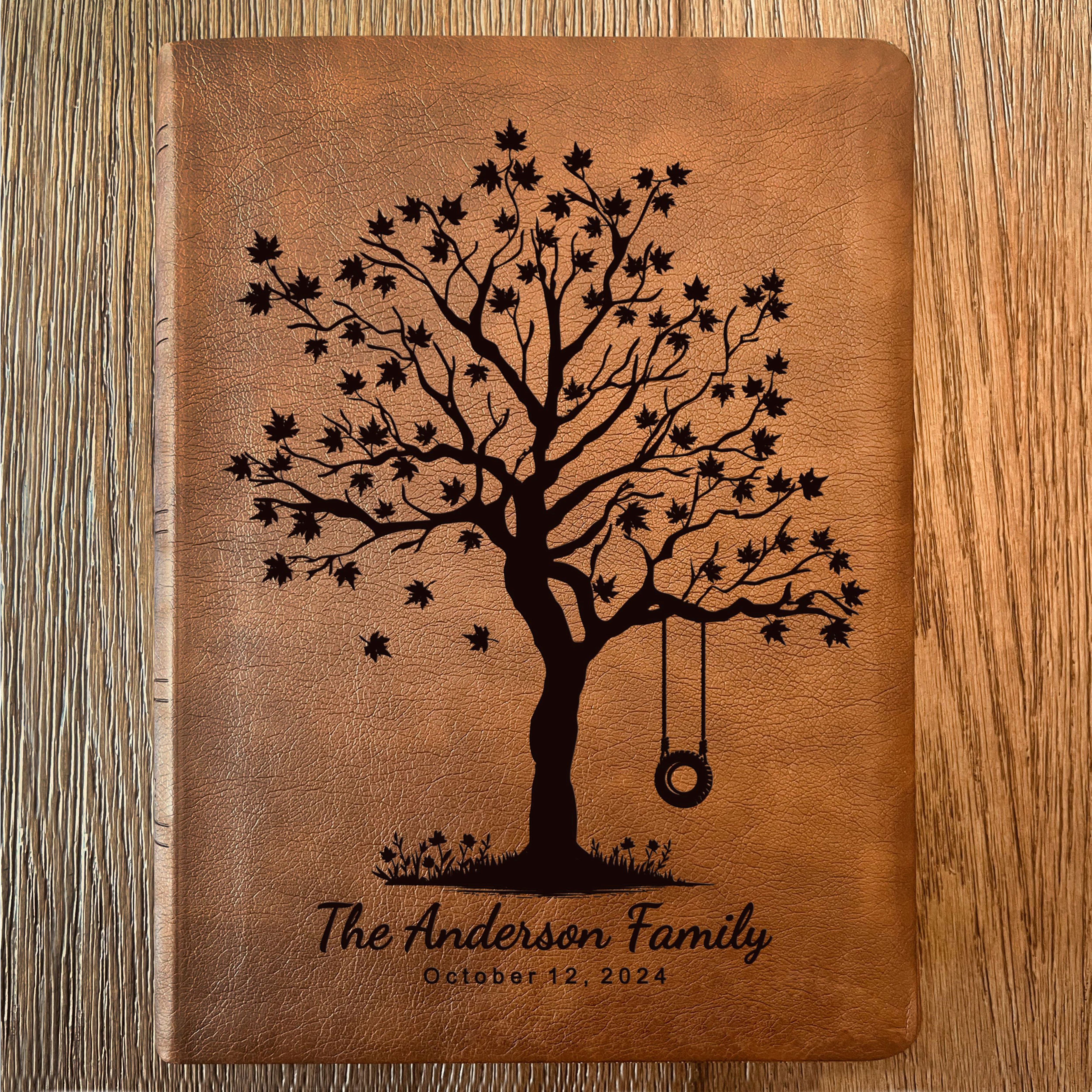 Personalized NASB Family Bible, NASB Custom Family Tree Bible, Wide Margin, Custom Engraved Bible for Wedding, Christian Gift, Wedding Gift
