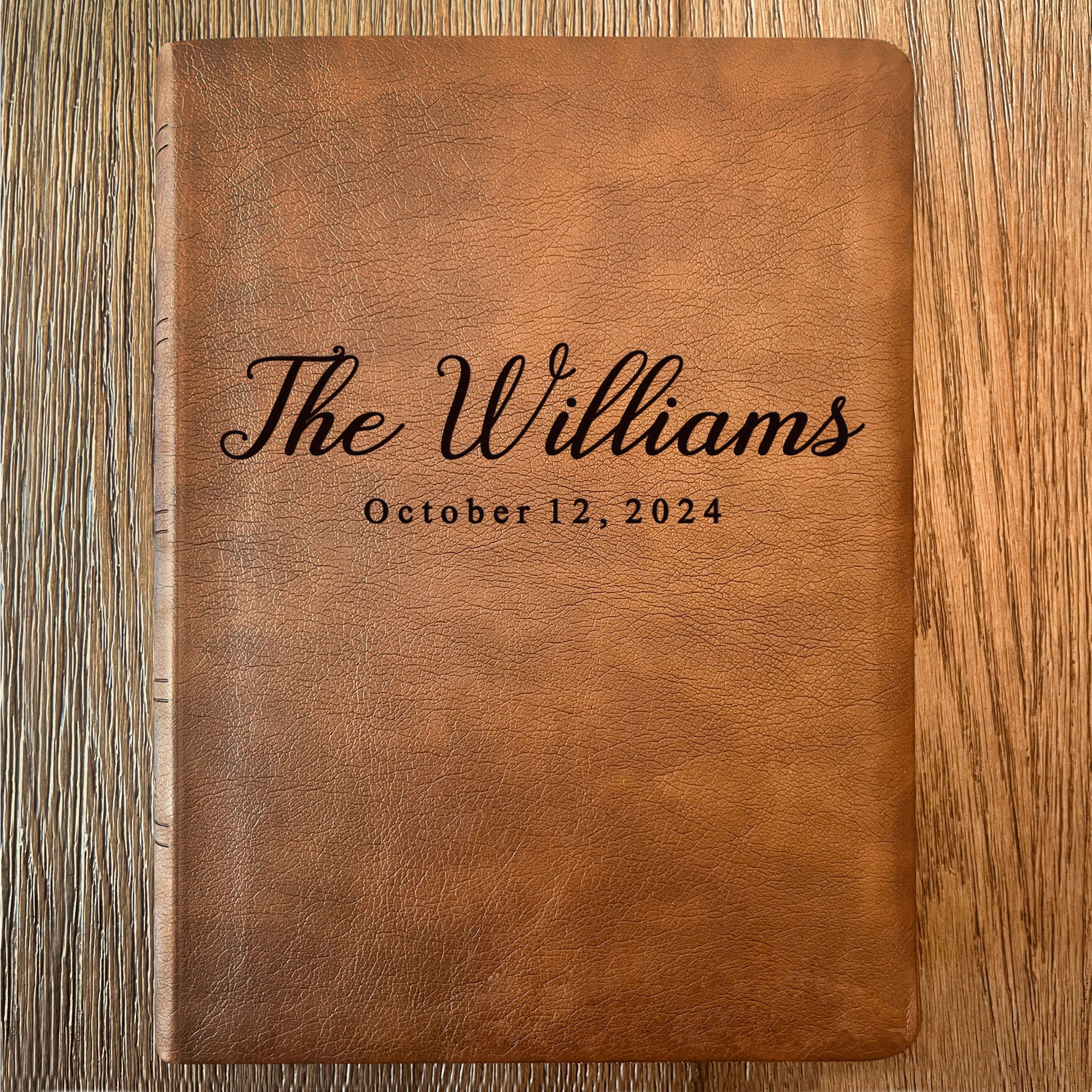 Personalized NASB Family Bible, NASB Custom Family Tree Bible, Wide Margin, Custom Engraved Bible for Wedding, Christian Gift, Wedding Gift