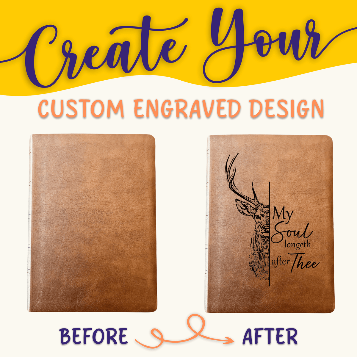 Personalized NASB Bible: Create Your Own Custom Engrave Design with a Designer, Wide - Margin Reference Bible, New American Standard Bible - Religious Books - Aylev