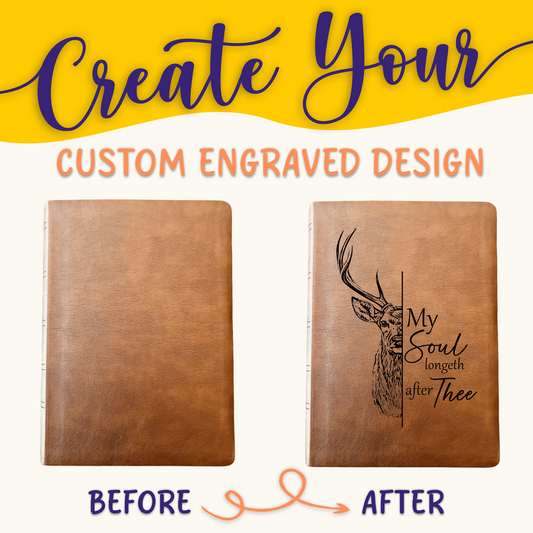 Personalized NASB Bible: Create Your Own Custom Engrave Design with a Designer, Wide-Margin Reference Bible, New American Standard Bible