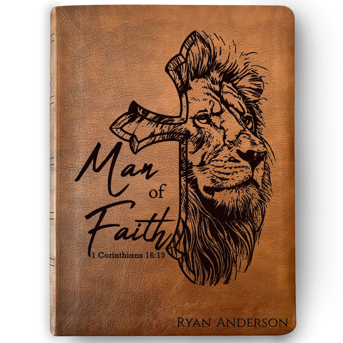 Personalized Bible for Men, NASB Wide Margin, Custom Bible for Men Name Engraved, New American Standard, Bibles for men, Bible gifts for men - Religious Books - Aylev