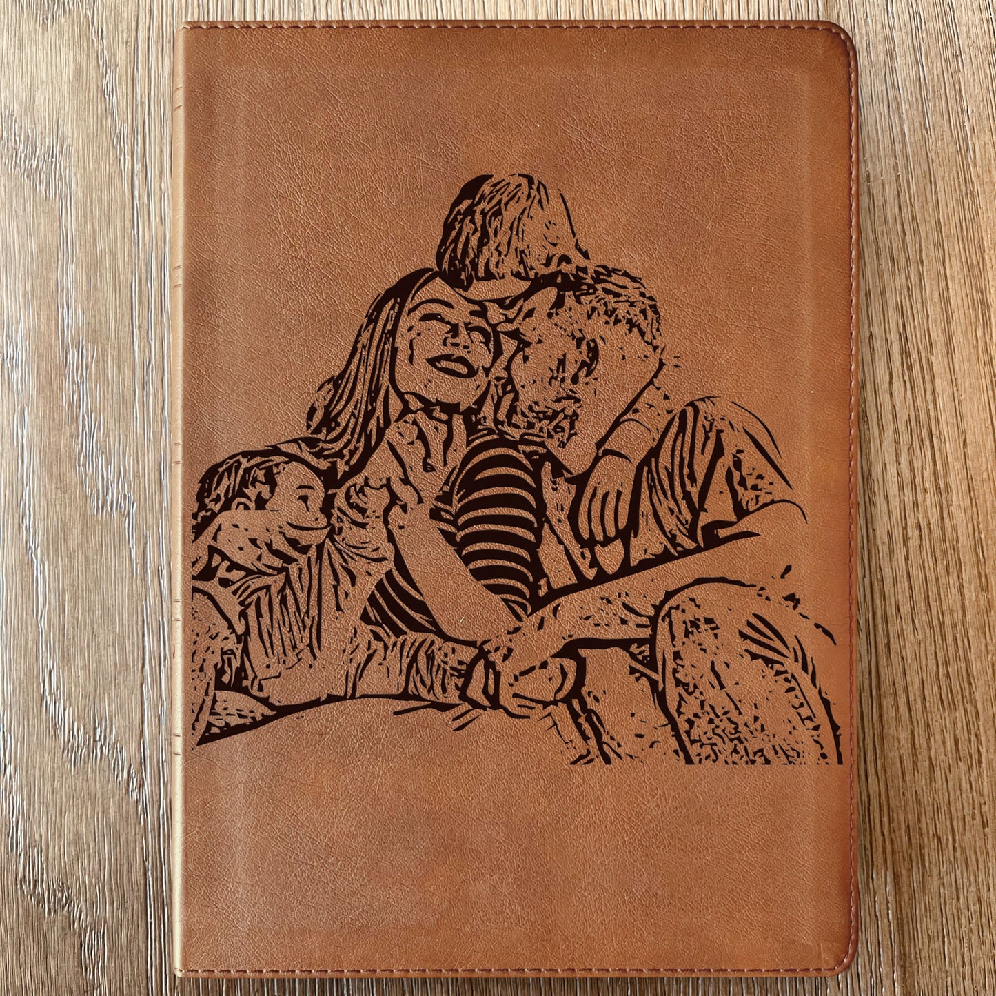Personalized NASB 1995 Bible, Your Photo Engraved, Family Records Pages, Custom Engraved Bible, Christian Gift, Baptism Gift, Wedding Gift