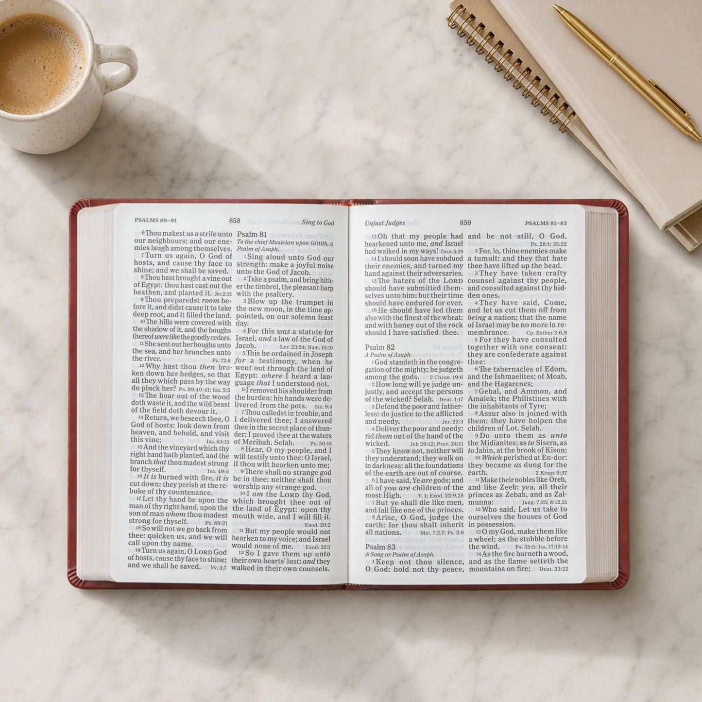Personalized KJV Giant Print Reference Bible, Custom Bible Name Engraved, King James Version, Christian & Baptism Gift for Men or Women - Religious Books - Aylev