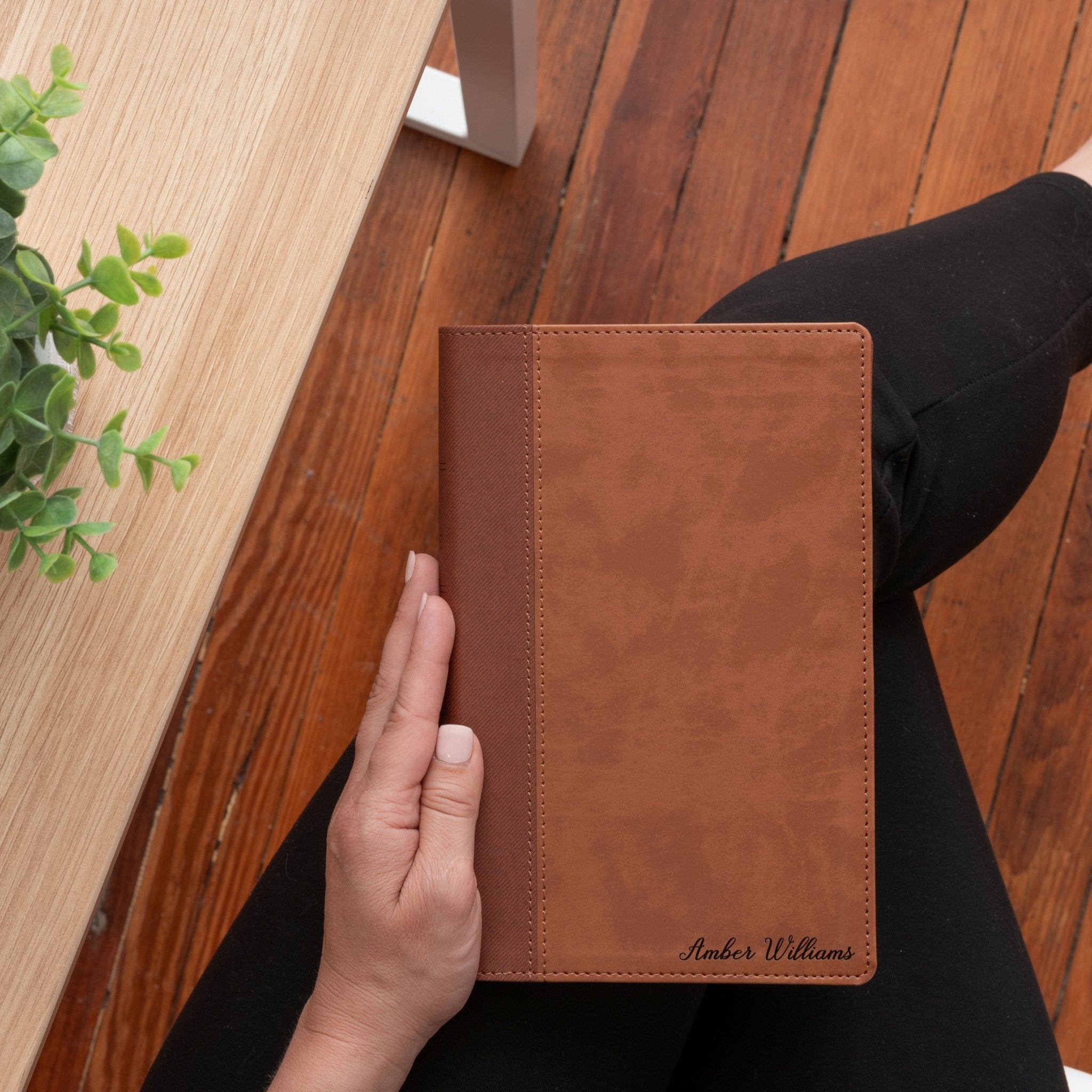 Personalized NIV Bible with Name Engraved, Large Print Personal Size Bible, Custom Engraved Name, New International Version, Baptism Gifts - Religious Books - Aylev