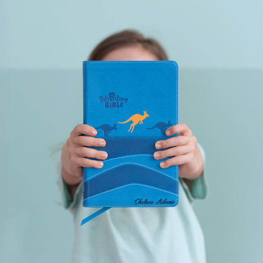 Personalized Adventure Bible for kids, NASB Kids Bible with Name Engraved, Early Readers Custom Bible, Christian gifts, Baptism gift