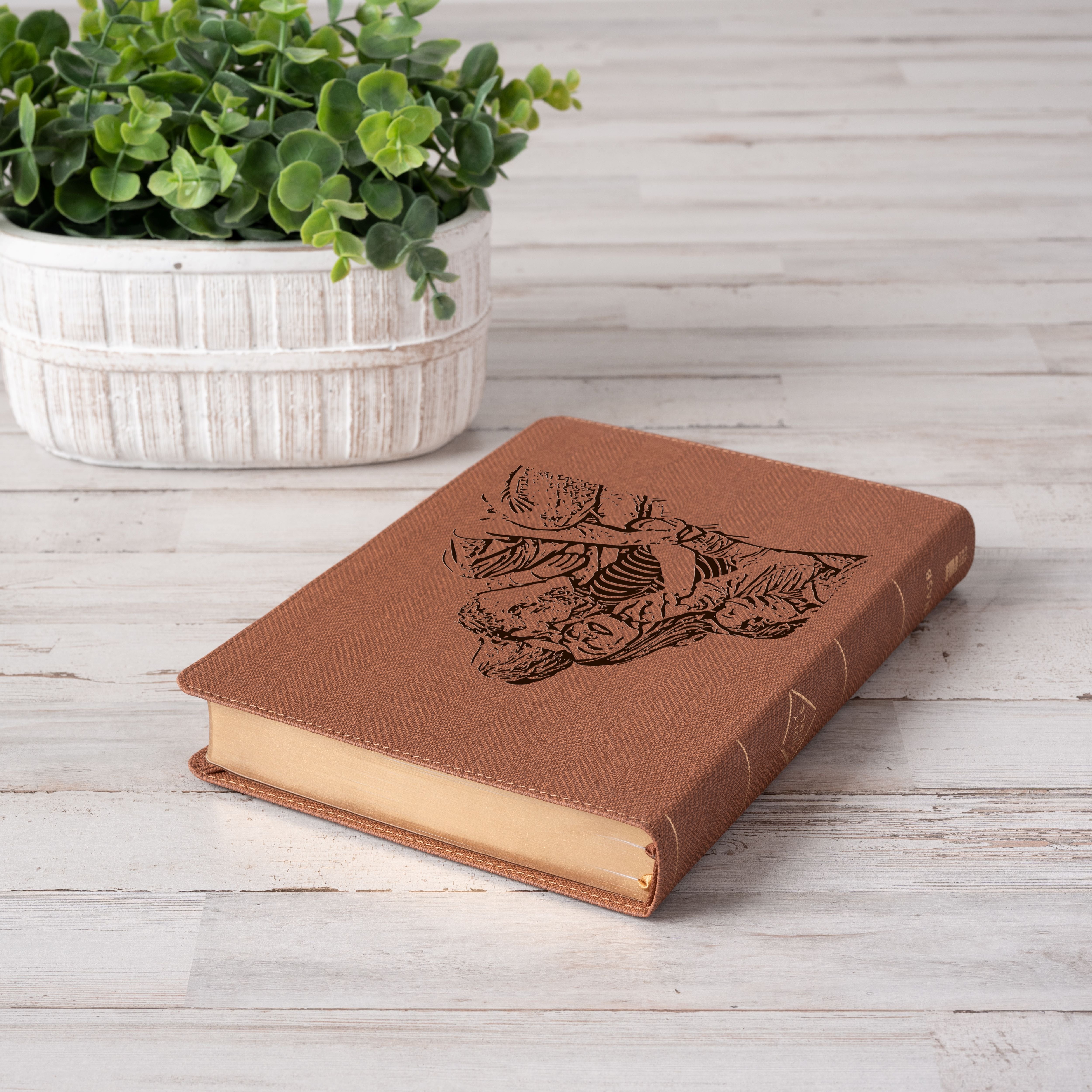 Personalized NASB Thineline Passaggio Bible, Your Photo Engraved, New American Standard Custom Engraved Bible, Christian Gifts, Baptism Gift