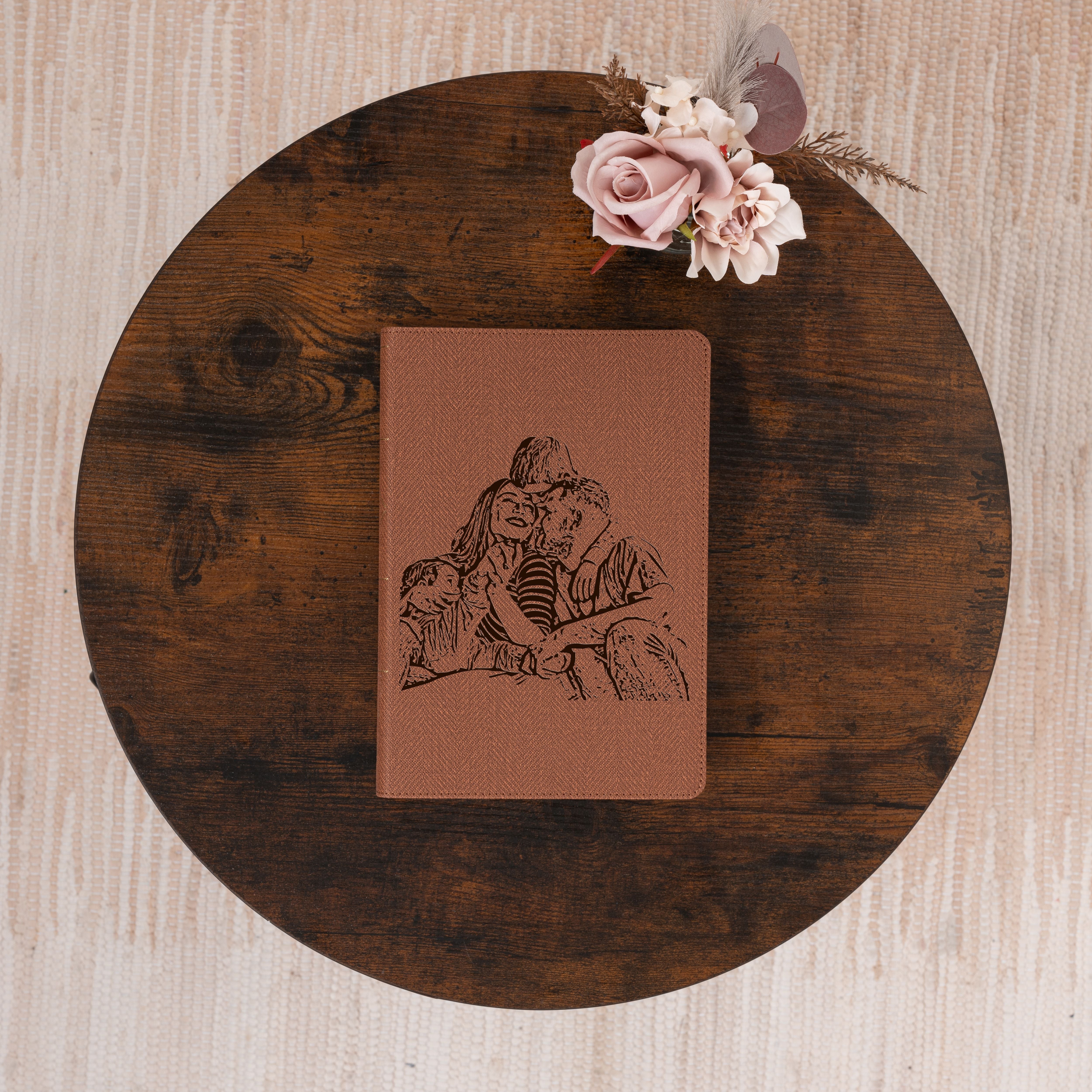 Personalized NASB Thineline Passaggio Bible, Your Photo Engraved, New American Standard Custom Engraved Bible, Christian Gifts, Baptism Gift