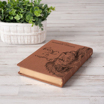 Personalized NASB Thinline Bible, Custom Engraved Name, Daughter of a King Lion Design, Christian Gift, Baptism Gift, Bible Gift for Her - Religious Books - Aylev