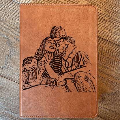 Personalized ESV/RVR 1960 Bible, Photo Engraved Cover, English/Spanish Bilingual Bible, Christian Gift, Baptism Gifts, Custom Engraved Bible - Religious Books - Aylev
