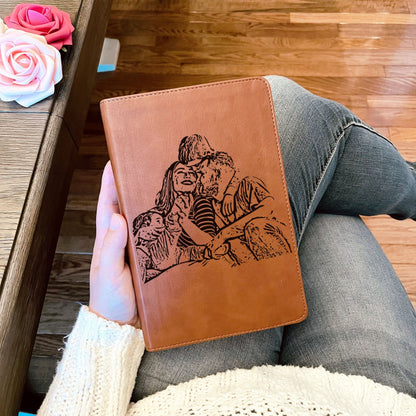 Personalized ESV/RVR 1960 Bible, Photo Engraved Cover, English/Spanish Bilingual Bible, Christian Gift, Baptism Gifts, Custom Engraved Bible - Religious Books - Aylev