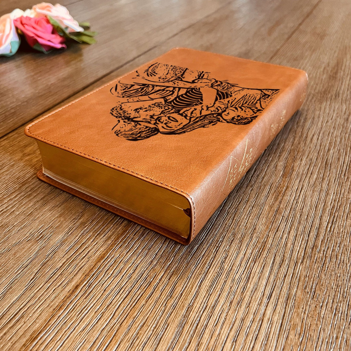Personalized ESV/RVR 1960 Bible, Photo Engraved Cover, English/Spanish Bilingual Bible, Christian Gift, Baptism Gifts, Custom Engraved Bible - Religious Books - Aylev