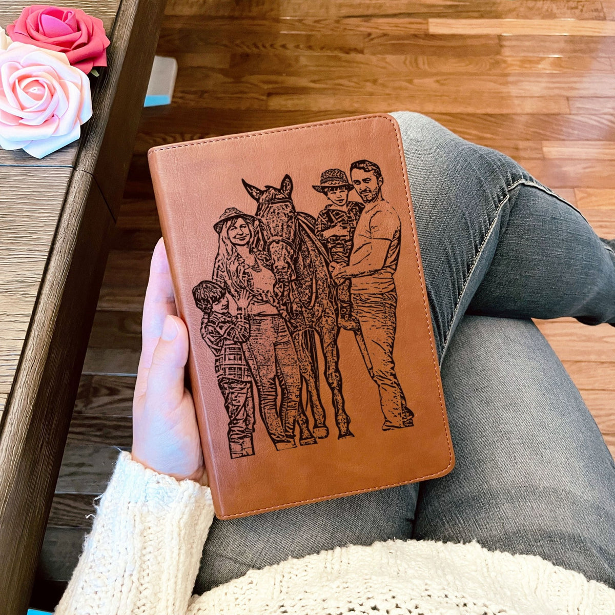 Personalized ESV/RVR 1960 Bible, Photo Engraved Cover, English/Spanish Bilingual Bible, Christian Gift, Baptism Gifts, Custom Engraved Bible - Religious Books - Aylev