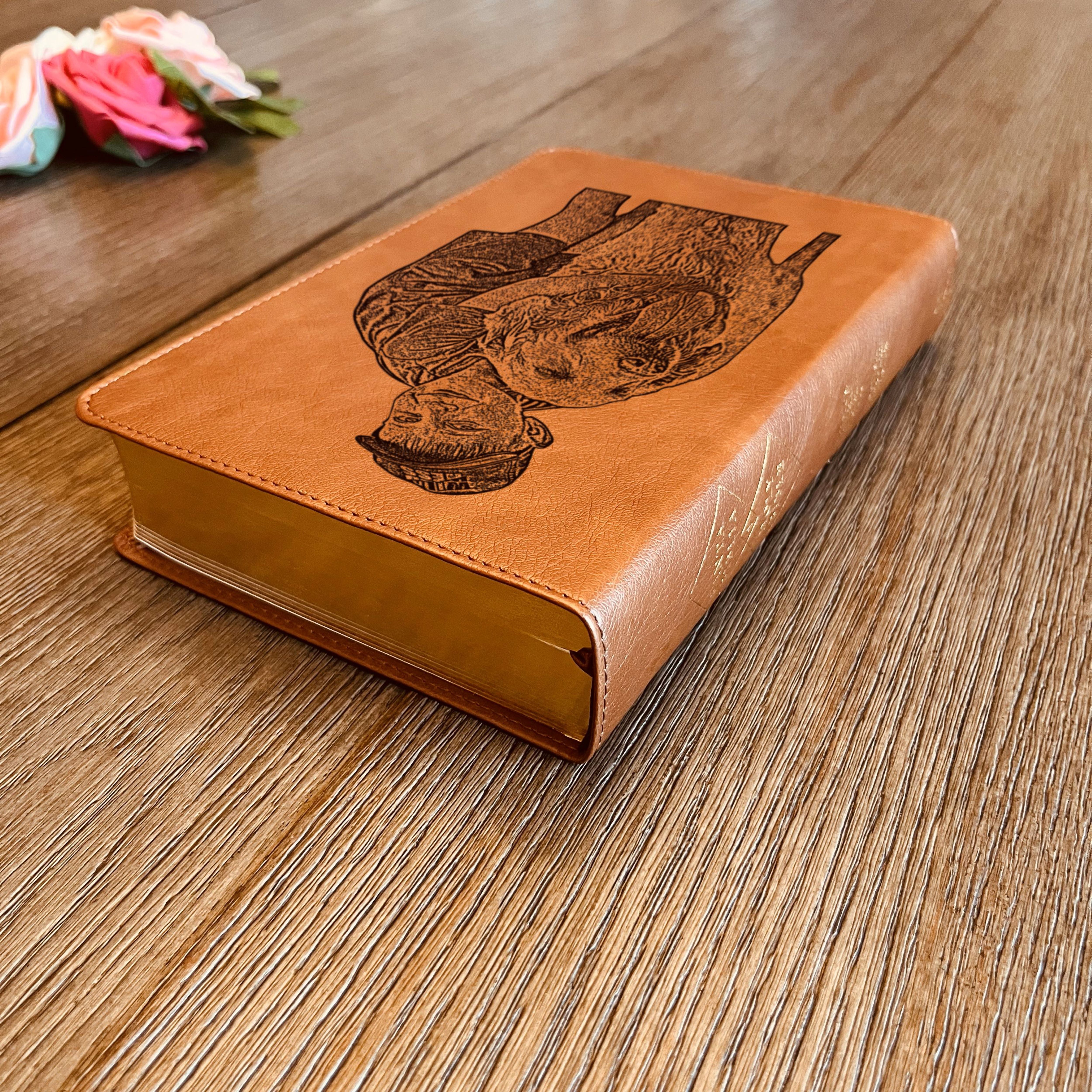 Personalized Bible for Men, ESV RVR Bilingual Bible, Custom Bible for Men Name Engraved, Christian Gift, Bibles for men, Bible gifts for men