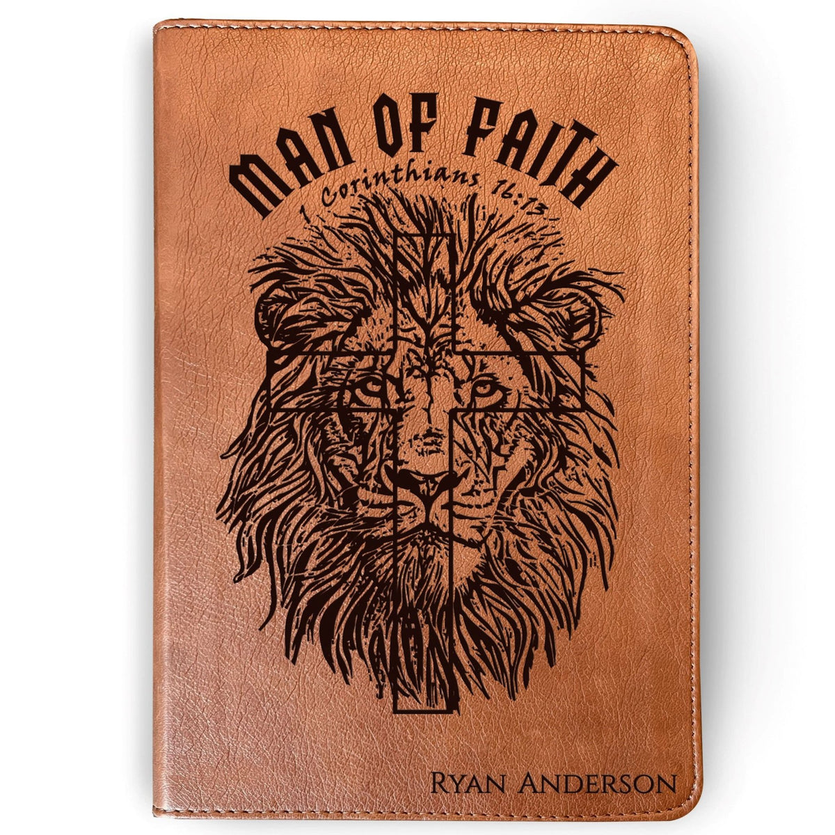 Personalized Bible for Men, Custom ESV RVR Bible, Bilingual English Spanish Bible, Name Engraved, Christian Gift, Gift for Him Bible for Men - Religious Books - Aylev