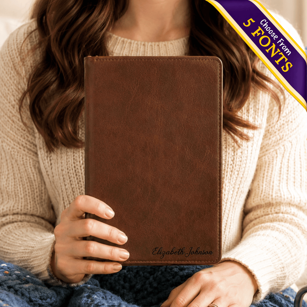 Personalized NLT Super Giant Print Bible, Filament Enabled New Living Translation, Custom Bible Engraved Name, Christian & Baptism Gift - Religious Books - Aylev