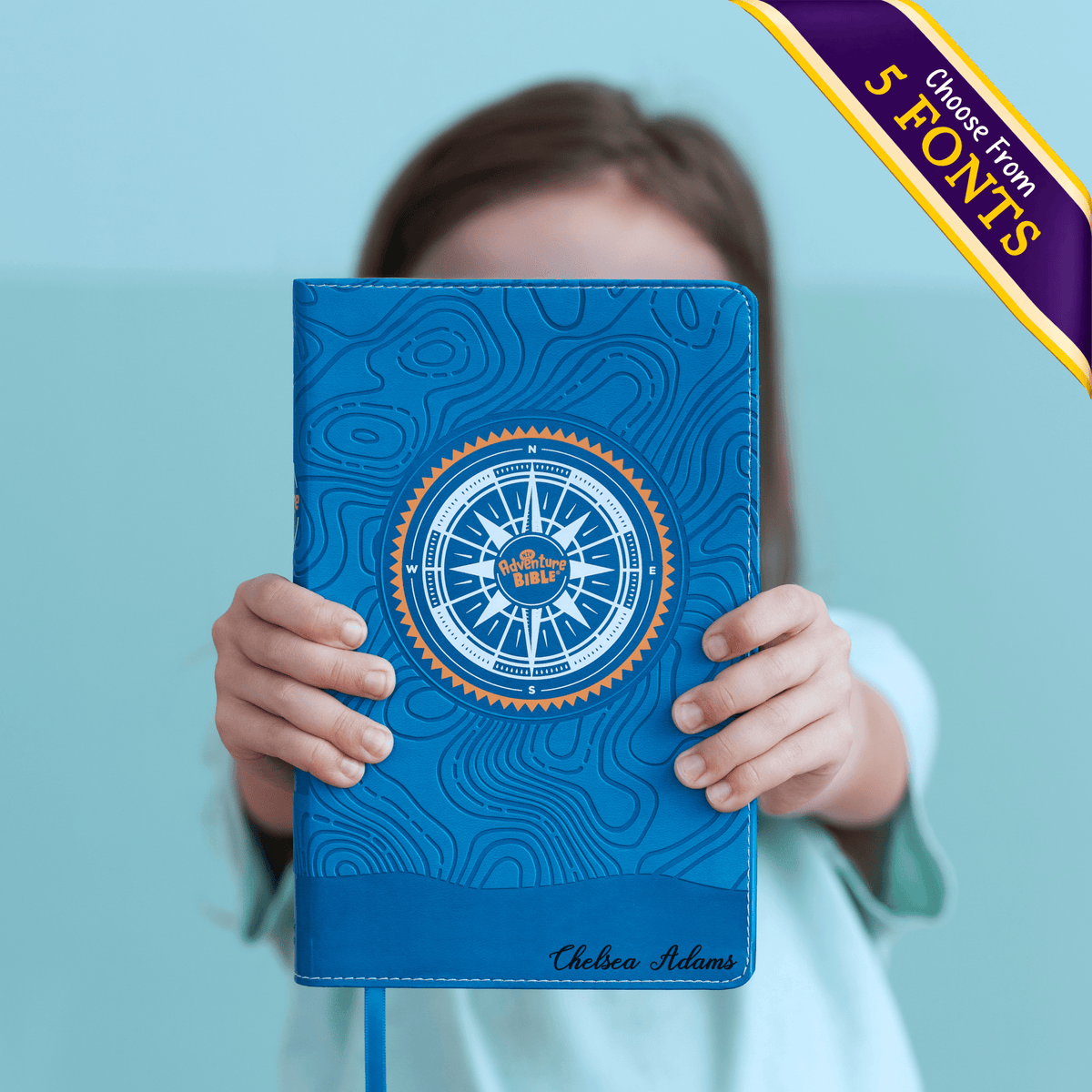 Personalized Adventure Bible for kids, NIV Kids Bible with Name Engraved, Early Readers Custom Bible, Christian gifts, Baptism gift - Religious Books - Aylev