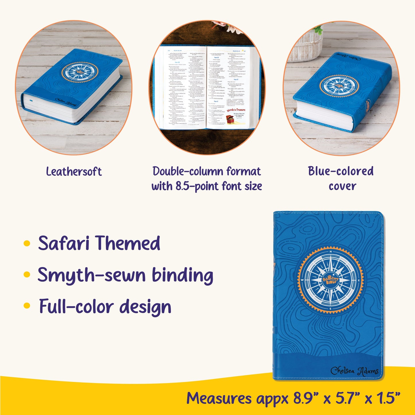 Personalized Adventure Bible for kids, NIV Kids Bible with Name Engraved, Early Readers Custom Bible, Christian gifts, Baptism gift