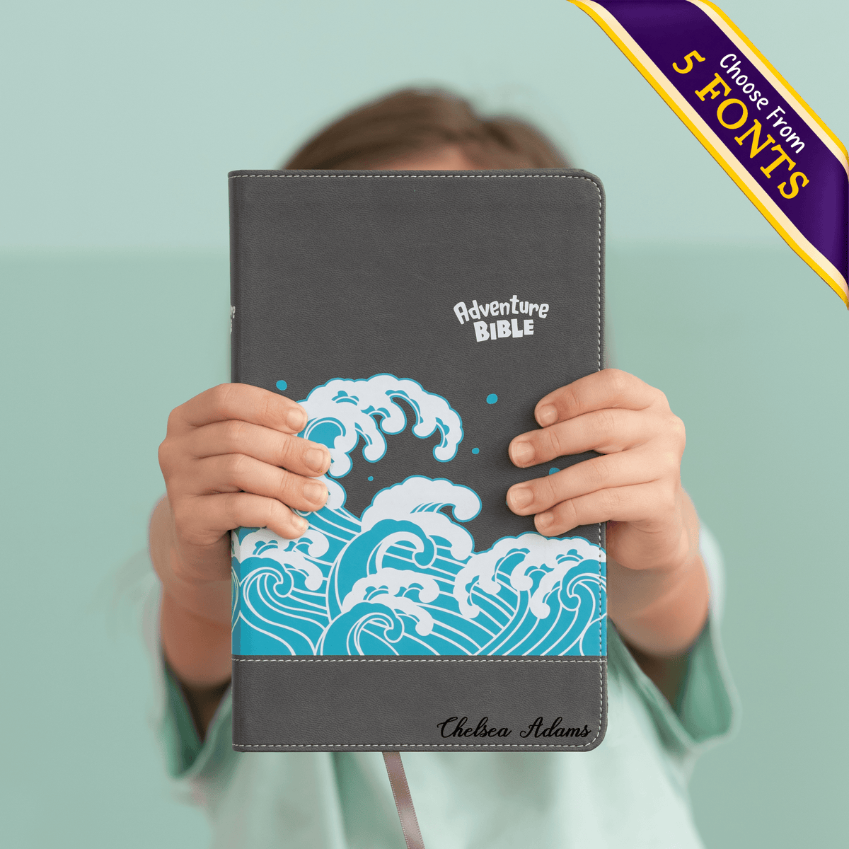 Personalized Adventure Bible for kids, NIV Kids Bible with Name Engraved, Early Readers Custom Bible, Christian gifts, Baptism gift - Religious Books - Aylev