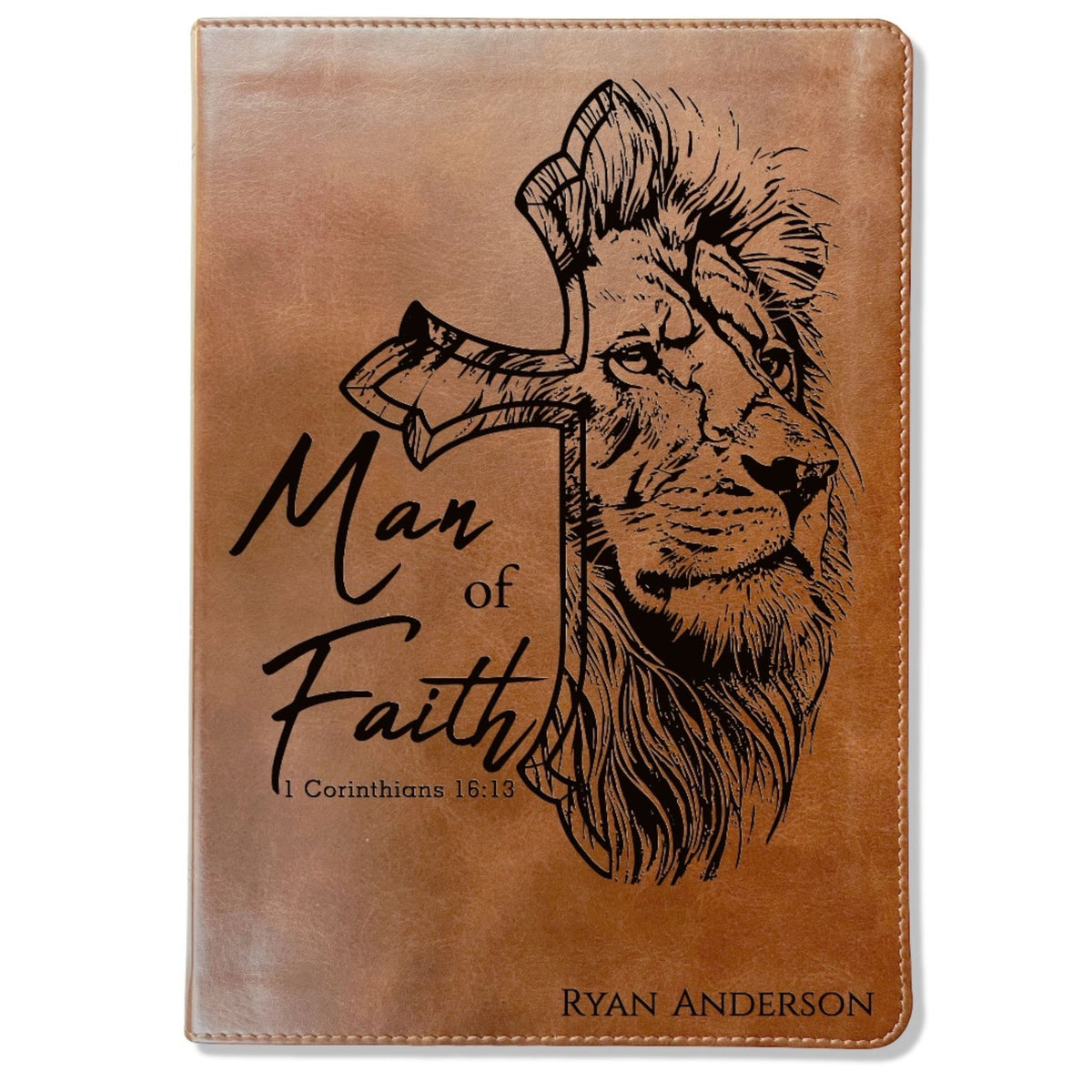 Personalized Bible for Men, ESV Large Print Bible, Customized Bible for Men Name Engraved, English Standard Version, Bibles for men, bible gifts for men - Religious Books - Aylev