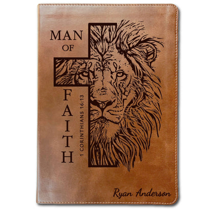 Personalized Bible for Men, ESV Large Print Bible, Customized Bible for Men Name Engraved, English Standard Version, Bibles for men, bible gifts for men - Religious Books - Aylev