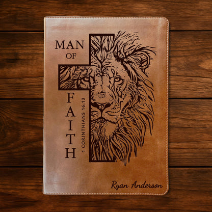 Personalized Bible for Men, ESV Large Print Bible, Customized Bible for Men Name Engraved, English Standard Version, Bibles for men, bible gifts for men - Religious Books - Aylev