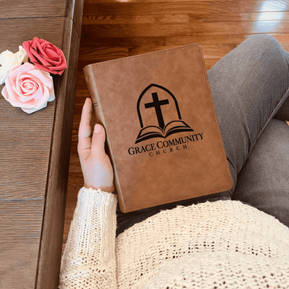 Personalized KJV Bible, Wide Margin, Your Photo Engraved, King James Version, Custom Engraved Bible, Christian Gifts, Baptism Gifts - Religious Books - Aylev