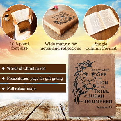 Personalized ESV Bible: Create Your Own Custom Engraved Design with a Designer, Large Print Journaling English Standard Holy Bible - Religious Books - Aylev