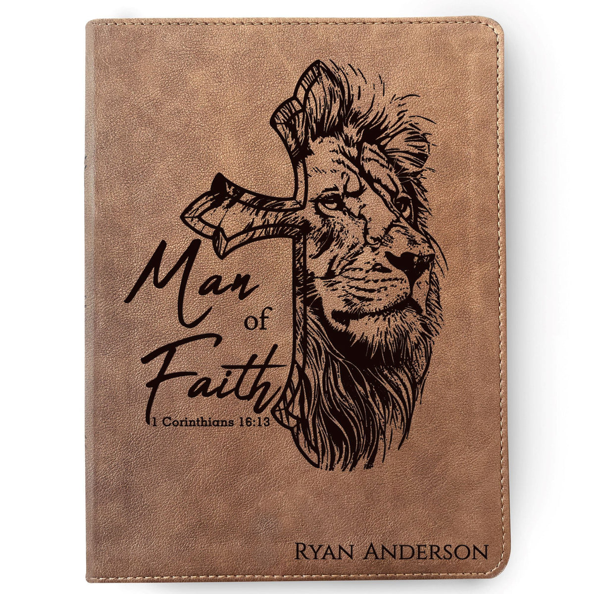 Personalized Bible for Men, KJV Wide - Margin, Customized Bible for Men Name Engraved, King James Version, Bibles for men, Bible gifts for men - Religious Books - Aylev