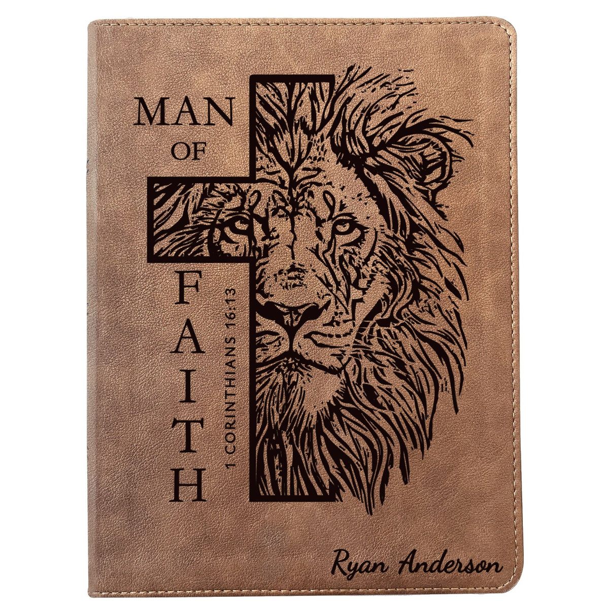 Personalized Bible for Men, KJV Wide - Margin, Customized Bible for Men Name Engraved, King James Version, Bibles for men, Bible gifts for men - Religious Books - Aylev