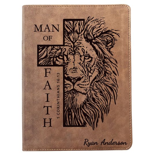 Personalized Bible for Men, KJV Wide-Margin, Customized Bible for Men Name Engraved, King James Version, Bibles for men, Bible gifts for men