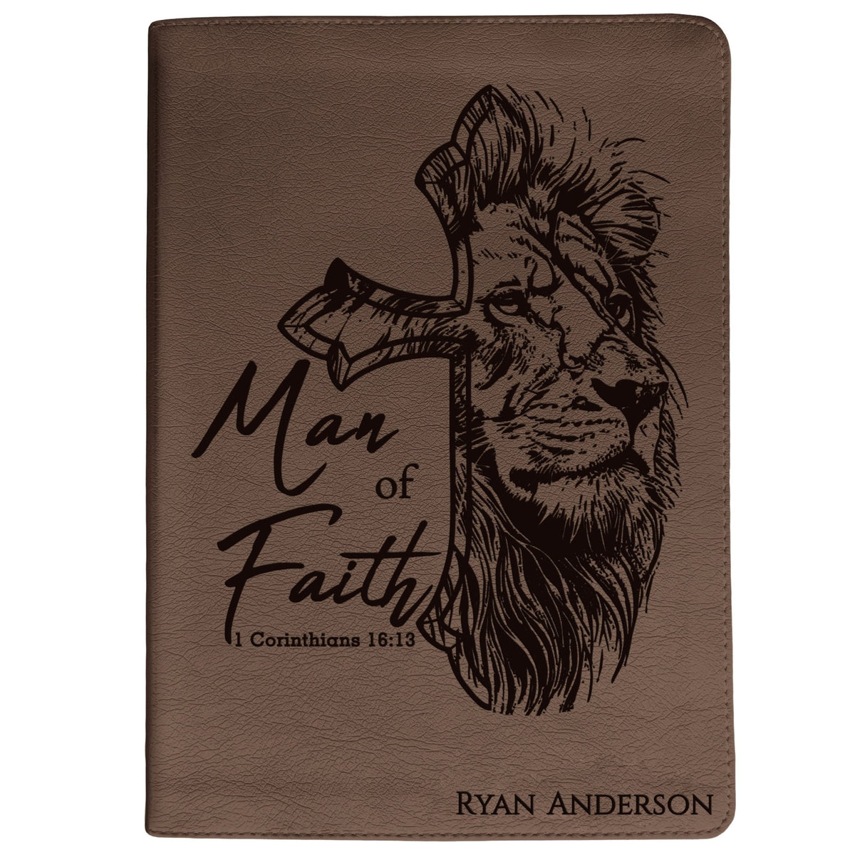 Personalized Bible for Men, ESV Journaling Bible, Customized Bible for Men Name Engraved, English Standard Version, Bibles for men, bible gifts for men - Religious Books - Aylev
