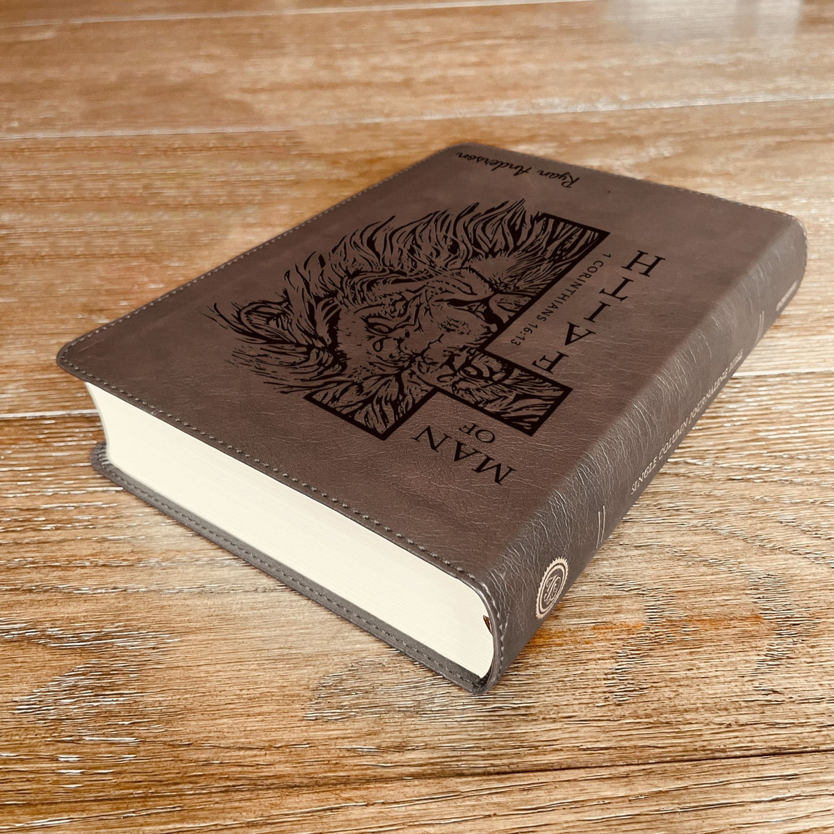 Personalized Bible for Men, ESV Journaling Bible, Customized Bible for Men Name Engraved, English Standard Version, Bibles for men, bible gifts for men - Religious Books - Aylev