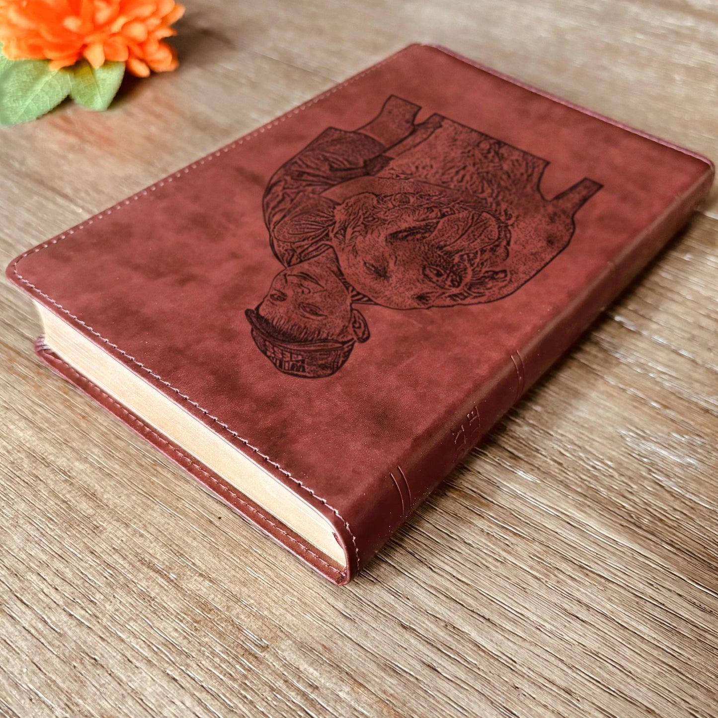 Custom Engraved Bible with Your Photo, Personalized ESV Thinline Large Print Bible, Baptism Gift, Christian Gift for Him or Her - Religious Books - Aylev