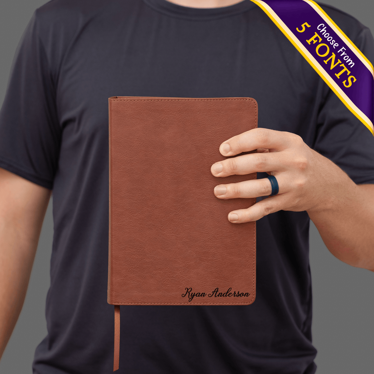 Personalized ESV Bible with Name Engraved, ESV Men's Study Bible, Custom Bible Name Engraved, English Standard Holy Bible, Baptism Gifts - Religious Books - Aylev