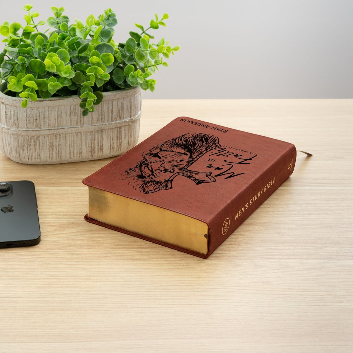 Personalized Bible for Men, ESV Men's Study Bible, Bible for Men Name Engraved, English Standard Version, Bibles for men, Bible gift for men - Religious Books - Aylev