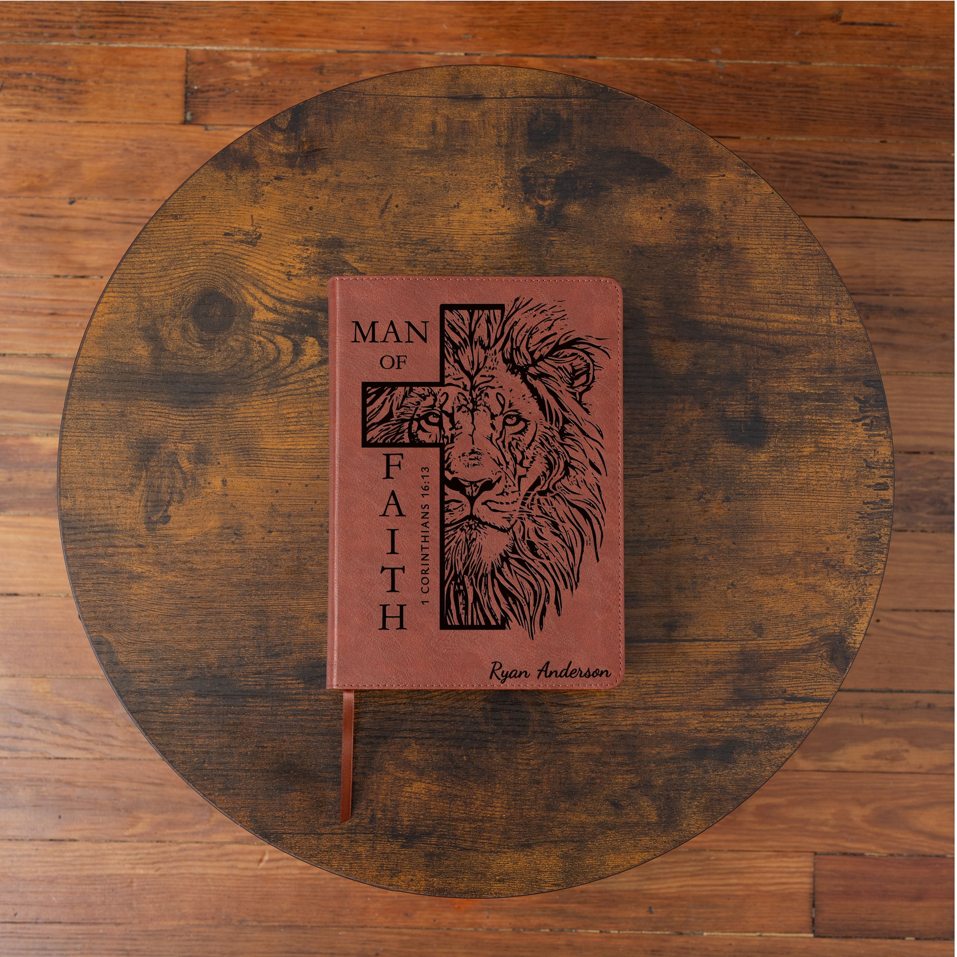 Personalized ESV Bible with Name Engraved, ESV Men's Study Bible, Custom Bible Name Engraved, English Standard Holy Bible, Baptism Gifts