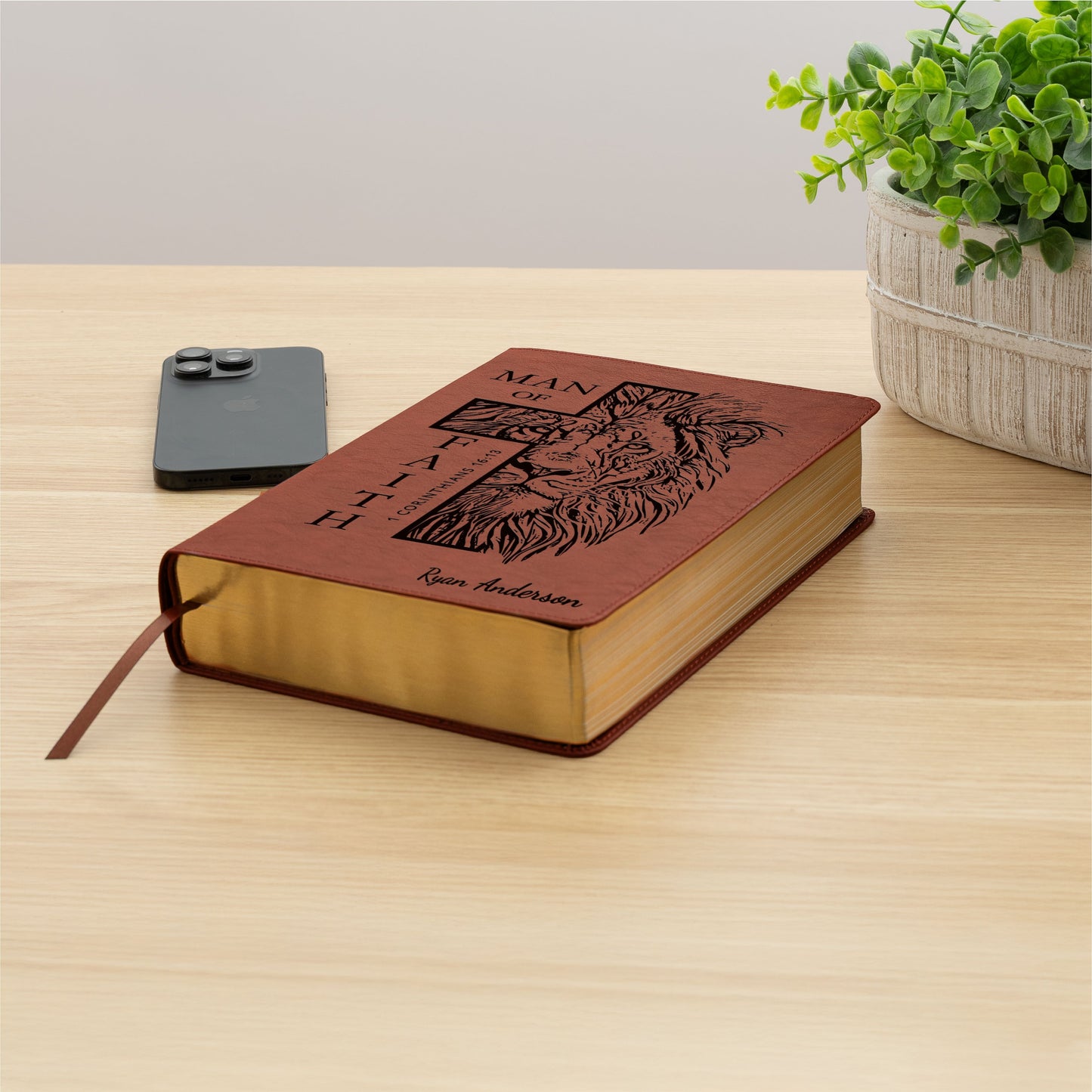 Personalized ESV Bible with Name Engraved, ESV Men's Study Bible, Custom Bible Name Engraved, English Standard Holy Bible, Baptism Gifts