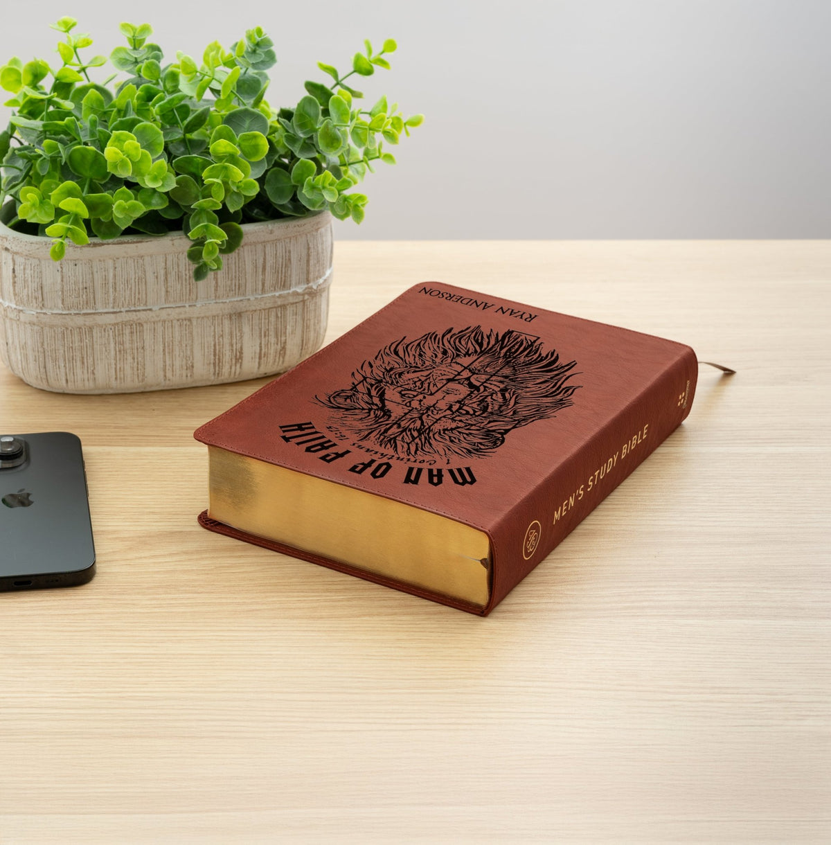 Personalized Bible for Men, ESV Men's Study Bible, Bible for Men Name Engraved, English Standard Version, Bibles for men, Bible gift for men - Religious Books - Aylev