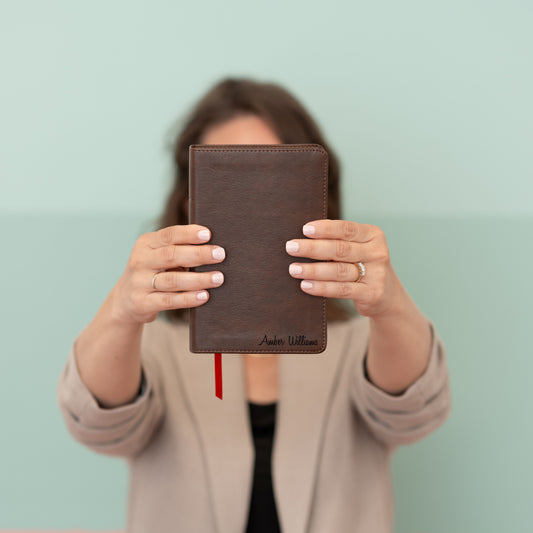 Personalized KJV Bible with Name Engraved, KJV Compact Bible, Custom Bible Engraved Name, King James Version, Baptism Gifts, Religious Gifts