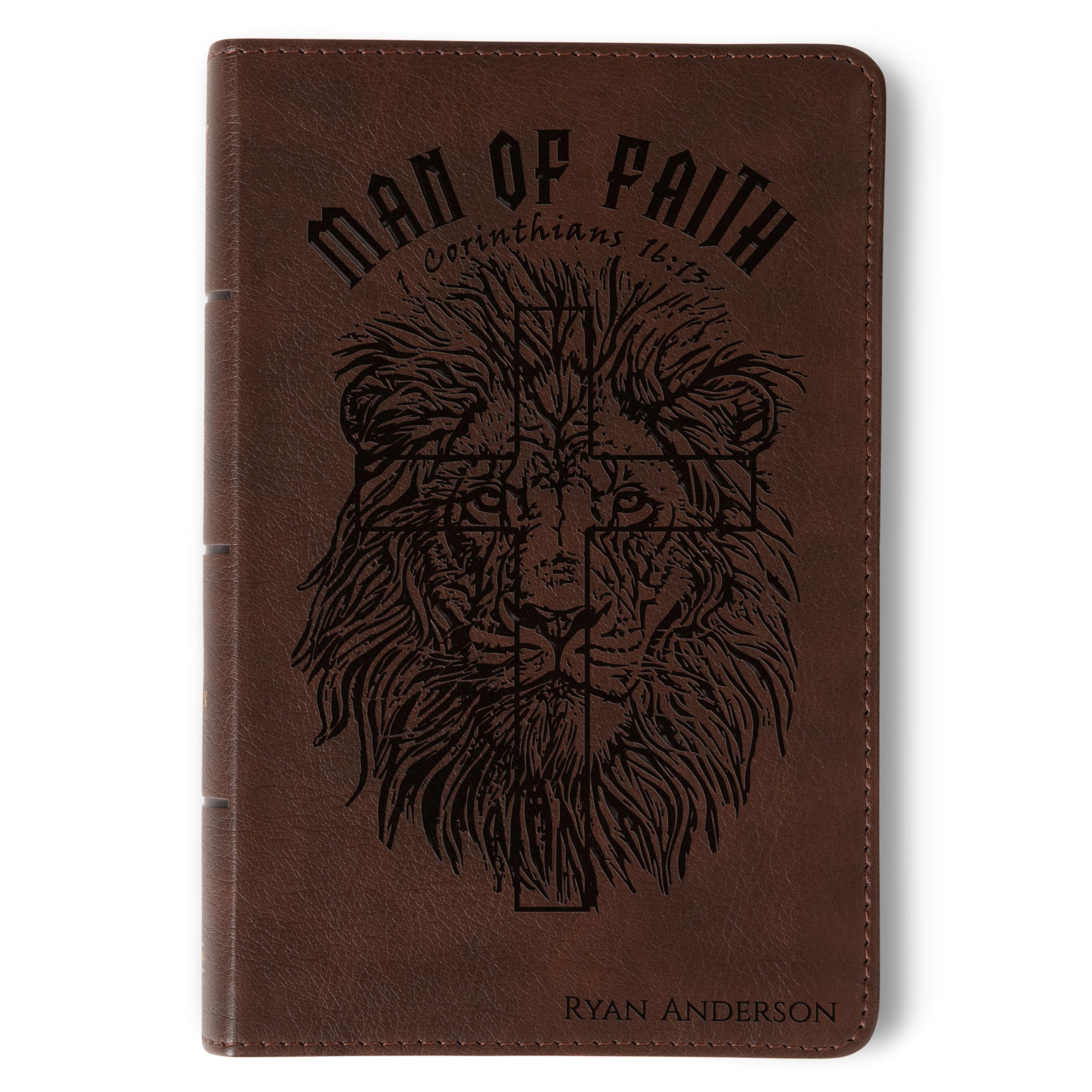 Personalized KJV Bible for Men, KJV Compact Bible, Customized Bible for Men Name Engraved, King James Version, Bible gifts for men