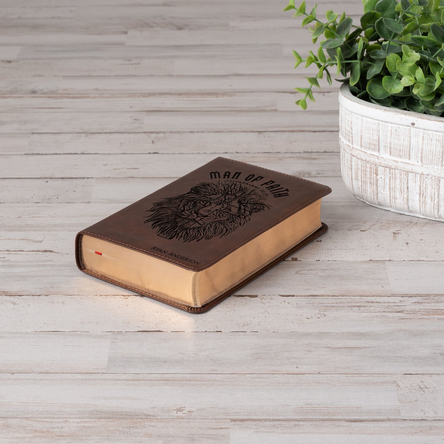 Personalized KJV Bible for Men, KJV Compact Bible, Customized Bible for Men Name Engraved, King James Version, Bible gifts for men