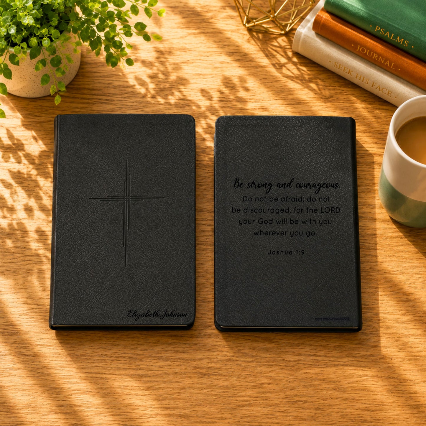 Personalized NLT Premium Value Thinline Bible, Filament Enabled New Living Translation, Custom Bible Engraved Name, Christian & Baptism Gift